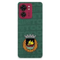 Funda para Motorola Edge 40 del Rio Ave FC Escudo Fondo Verde  - Licencia Oficial Rio Ave FC