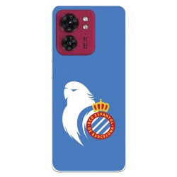 Funda para Motorola Edge 40 del RCD Espanyol Escudo Perico  - Licencia Oficial RCD Espanyol