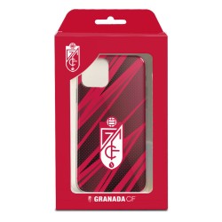Funda para Poco F5 Pro 5G del Granada CF Escudo - Líneas Rojas y Negras  - Licencia Oficial Granada CF
