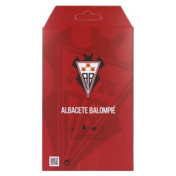 Funda para Poco F5 Pro 5G del Albacete Balompié Escudo "Del Albacete que no es poco"  - Licencia Oficial Albacete Balompié