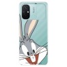 Funda para Xiaomi Redmi 12C Oficial de Warner Bros Bugs Bunny Silueta Transparente - Looney Tunes