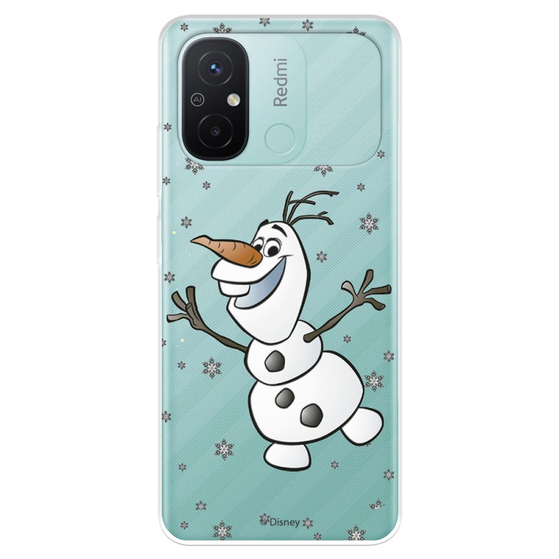 Funda para Xiaomi Redmi 12C Oficial de Disney Olaf Transparente - Frozen