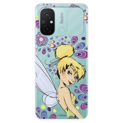 Funda para Xiaomi Redmi 12C Oficial de Disney Campanilla Flores - Peter Pan