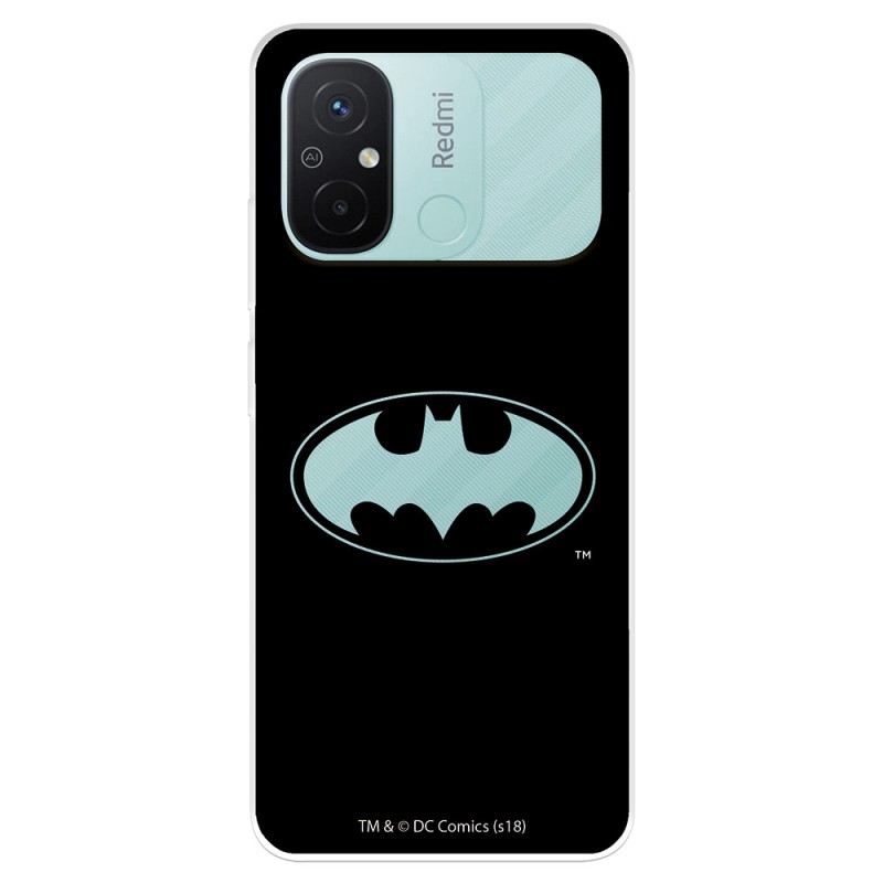 Funda para Xiaomi Redmi 12C Oficial de DC Comics Batman Logo Transparente - DC Comics