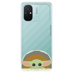 Funda para Xiaomi Redmi 12C Oficial de Star Wars Baby Yoda Sonrisas - The Mandalorian