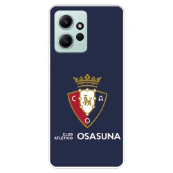 Funda para Xiaomi Redmi Note 12 4G del CA Osasuna Escudo Fondo Azul  - Licencia Oficial CA Osasuna