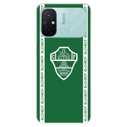 Funda para Xiaomi Redmi 12C del Elche CF Escudo Fondo Verde  - Licencia Oficial Elche CF