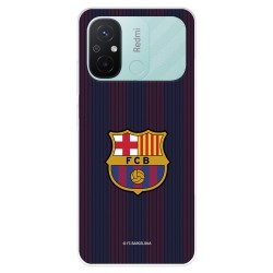 Funda para Xiaomi Redmi 12C del FC Barcelona Rayas Blaugrana  - Licencia Oficial FC Barcelona