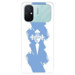 Funda para Xiaomi Redmi 12C del RC Celta Escudo Trazo Azul  - Licencia Oficial RC Celta