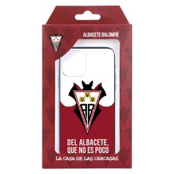 Funda para Honor 70 Lite del Albacete Balompié Escudo "Del Albacete que no es poco"  - Licencia Oficial Albacete Balompié