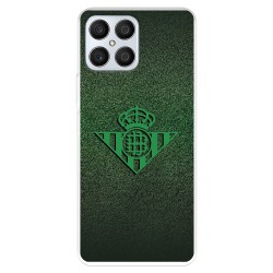 Funda para Honor 70 Lite del Real Betis Balompié Escudo Verde Fondo trama  - Licencia Oficial Real Betis Balompié