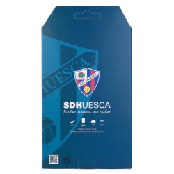 Funda para Honor 70 Lite del SD Huesca Rayas Transparente  - Licencia Oficial SD Huesca