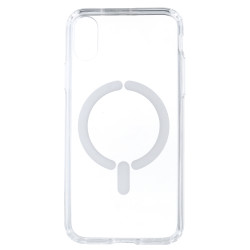 Funda Transparente Logo Compatible con Magsafe para iPhone XR