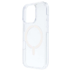 Funda Transparente Logo Compatible con Magsafe para iPhone 16 Pro Max