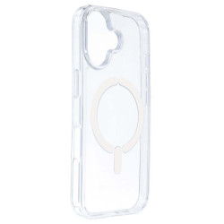 Funda Transparente Logo Compatible con Magsafe para iPhone 16 Plus