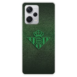 Funda para Xiaomi Redmi Note 12 5G del Real Betis Balompié Escudo Verde Fondo trama  - Licencia Oficial Real Betis Balompié