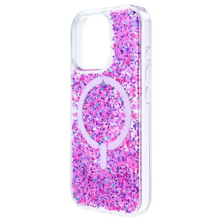 Funda Ring Glitter Compatible con Magsafe para iPhone 16 Pro