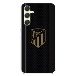 Funda para Samsung Galaxy A54 5G del Atlético de Madrid Escudo Dorado Fondo Negro  - Licencia Oficial Atlético de Madrid