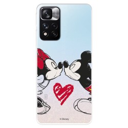 Funda para Xiaomi Redmi Note 11S 5G Oficial de Disney Mickey y Minnie Beso - Clásicos Disney
