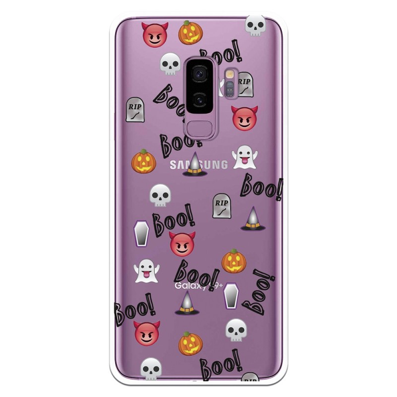 Funda Halloween Icons para Samsung Galaxy S9 Plus