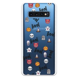 Funda Halloween Icons para Samsung Galaxy S10