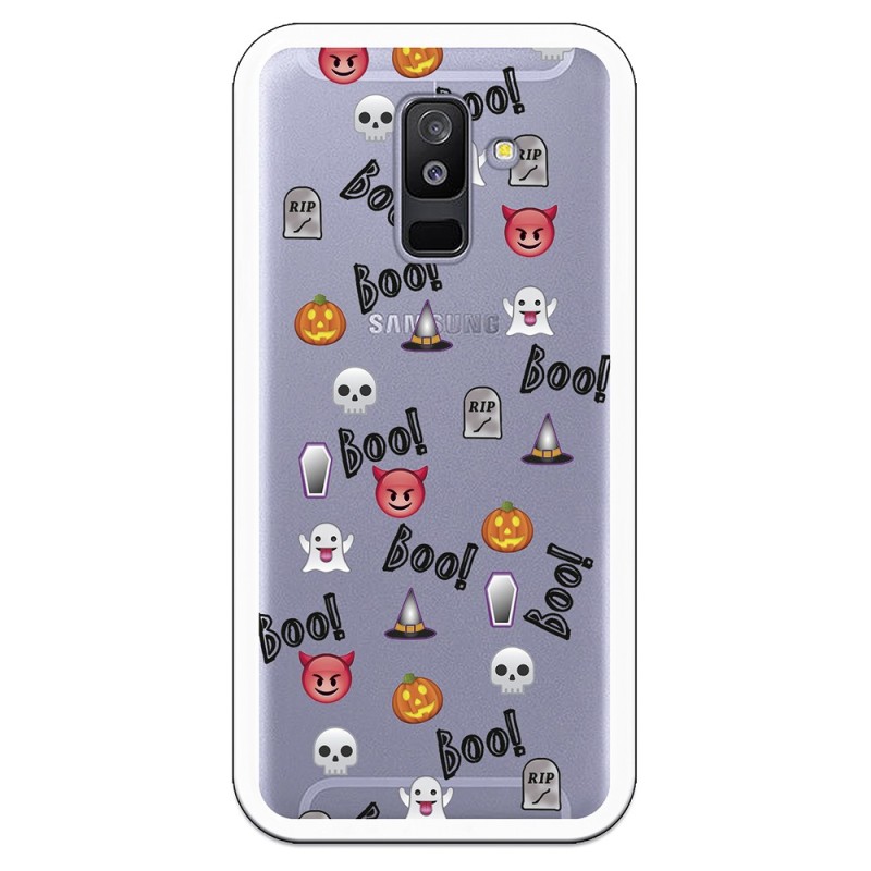 Funda Halloween Icons para Samsung Galaxy A6 Plus 2018