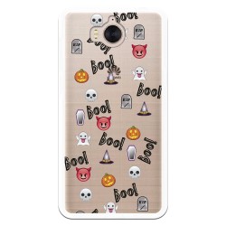 Funda Halloween Icons para Huawei Y6 2017