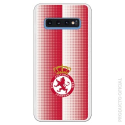 Funda Oficial Cultural y Deportiva Leonesa Escudo Trama bicolor para Samsung Galaxy S10