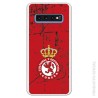 Funda Oficial Cultural y Deportiva Leonesa Escudo rojo textura para Samsung Galaxy S10