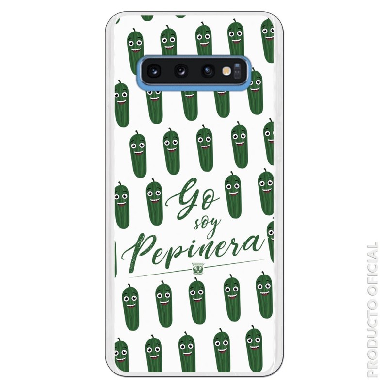 Funda Oficial Leganés yo soy pepinera blanca para Samsung Galaxy S10