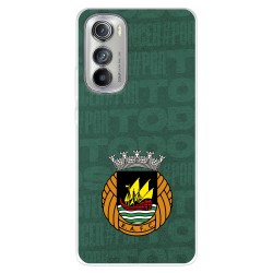 Funda para Motorola edge 30 del Rio Ave FC Escudo Fondo Verde  - Licencia Oficial Rio Ave FC