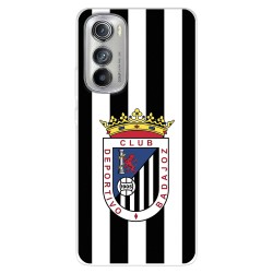 Funda para Motorola edge 30 del Club Deportivo Badajoz Escudo Blanquinegro  - Licencia Oficial Club Deportivo Badajoz