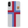 Funda para iPhone X del FC Barcelona Cruz Blaugrana  - Licencia Oficial FC Barcelona