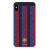 Funda para iPhone X del FC Barcelona Fondo Rayas Verticales  - Licencia Oficial FC Barcelona