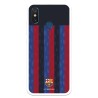 Funda para Xiaomi Mi 8 del FC Barcelona Fondo Rayas Verticales  - Licencia Oficial FC Barcelona