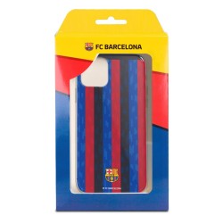 Funda para Xiaomi Mi 8 del FC Barcelona Fondo Rayas Verticales  - Licencia Oficial FC Barcelona