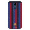 Funda para LG K11 del FC Barcelona Fondo Rayas Verticales  - Licencia Oficial FC Barcelona