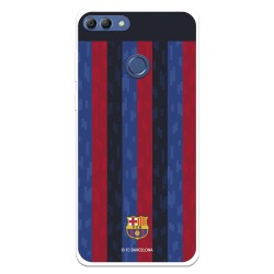 Funda para Huawei Y9 2019 del FC Barcelona Fondo Rayas Verticales  - Licencia Oficial FC Barcelona