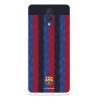 Funda para Alcatel 1X 2019 del FC Barcelona Fondo Rayas Verticales  - Licencia Oficial FC Barcelona