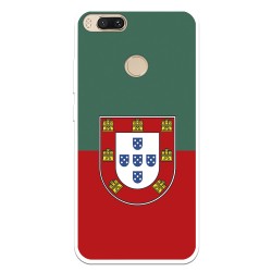 Funda para Xiaomi Mi A1 del Federación Portuguesa de Fútbol Bicolor  - Licencia Oficial Federación Portuguesa de Fútbol