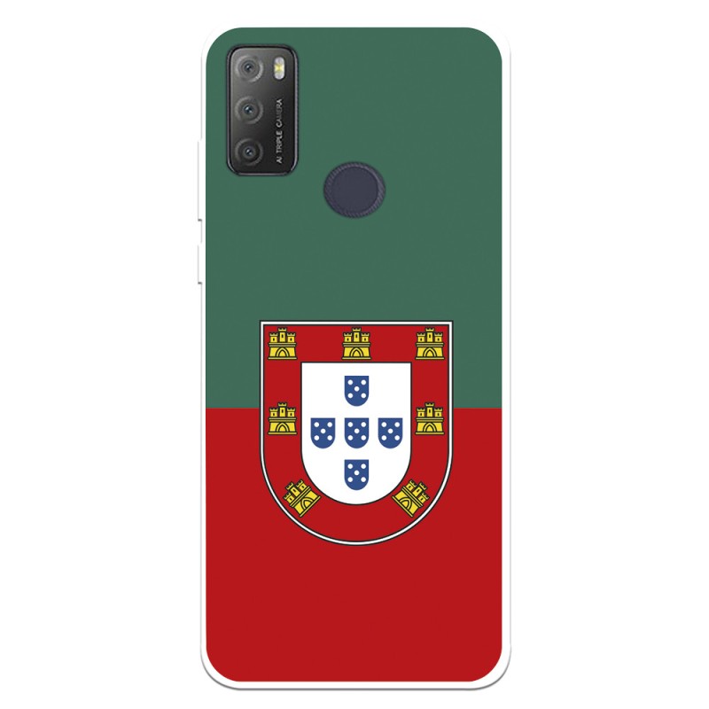 Funda para Alcatel 1S 2021 del Federación Portuguesa de Fútbol Bicolor  - Licencia Oficial Federación Portuguesa de Fútbol