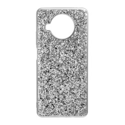 Funda para Xiaomi Mi 10T Lite Brillantina Plata