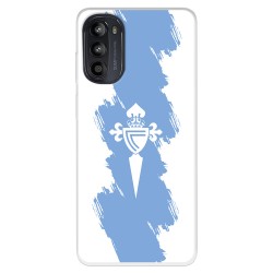 Funda para Motorola Moto G52 del RC Celta Escudo Trazo Azul  - Licencia Oficial RC Celta