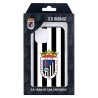 Funda para Realme Narzo 50i Prime del Club Deportivo Badajoz Escudo Blanquinegro  - Licencia Oficial Club Deportivo Badajoz