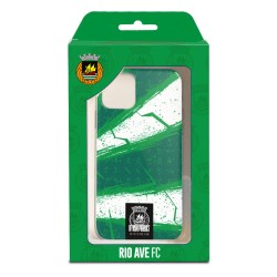 Funda para Samsung Galaxy Z Flip4 del Rio Ave FC Líneas Verdes y Blancas  - Licencia Oficial Rio Ave FC