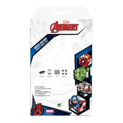 Funda para Alcatel 1 L Pro Oficial de Marvel Capitán América Escudo Transparente - Marvel