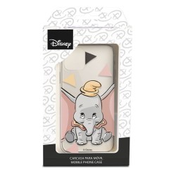 Funda para Alcatel 1 L Pro Oficial de Disney Dumbo Silueta Transparente - Dumbo