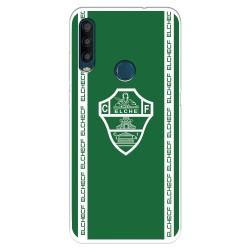 Funda para Alcatel 1SE 2020 del Elche CF Escudo Fondo Verde  - Licencia Oficial Elche CF