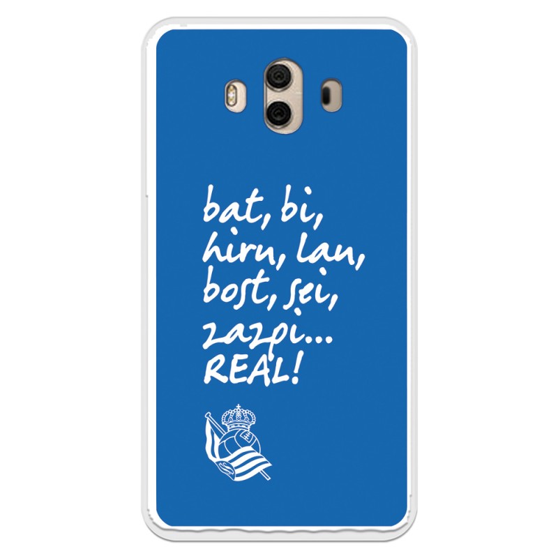 Funda para Huawei Mate 10 del Real Sociedad de Fútbol Real grito aficion  - Licencia Oficial Real Sociedad de Fútbol