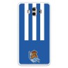 Funda para Huawei Mate 10 del Real Sociedad de Fútbol Real rayas verticales  - Licencia Oficial Real Sociedad de Fútbol